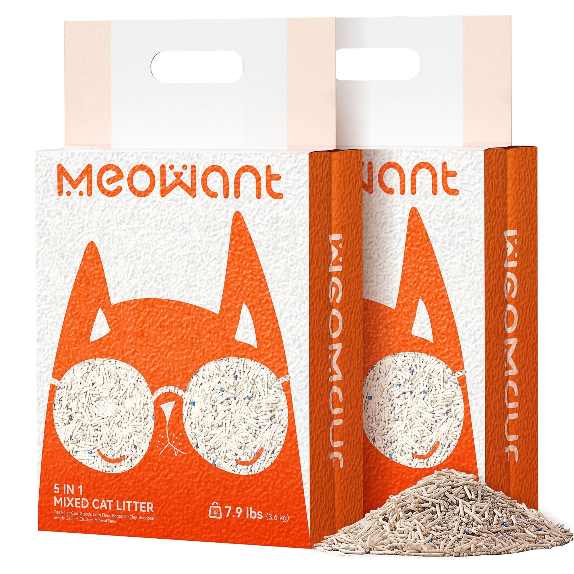 Meowant 5-in-1 Mixed Cat Litter 7.9 lbs × 2 - Image 2