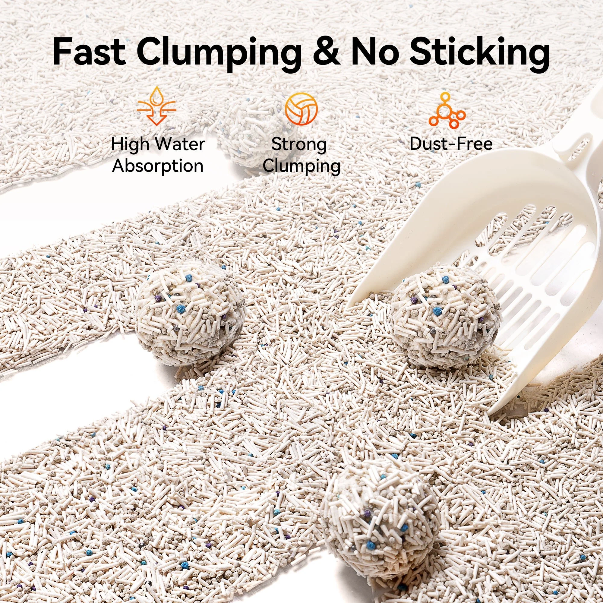 Meowant 5-in-1 Mixed Cat Litter 7.9 lbs × 2 - Image 4