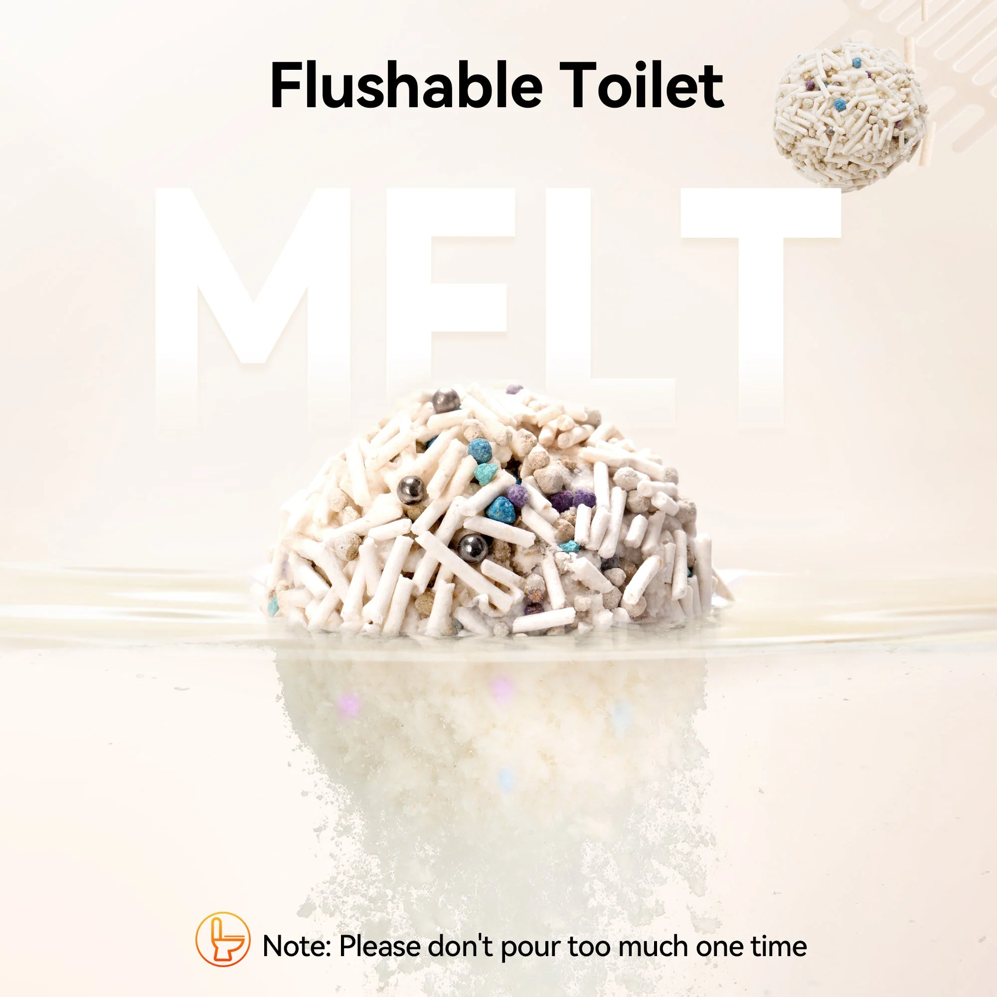 Meowant 5-in-1 Mixed Cat Litter 7.9 lbs × 2 - Image 5