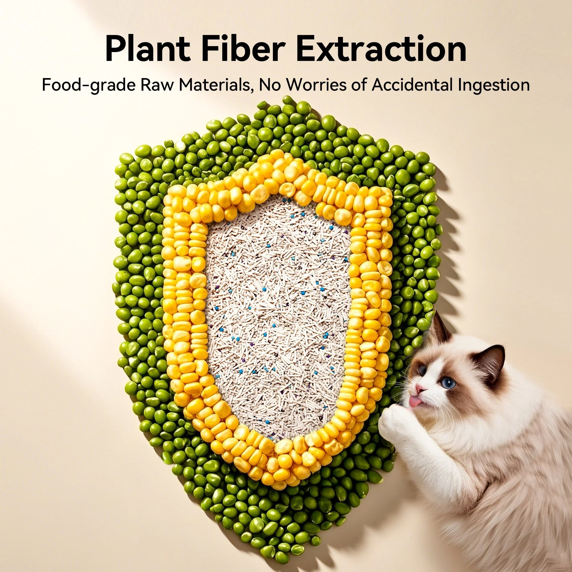 Meowant 5-in-1 Mixed Cat Litter 7.9 lbs × 2 - Image 7