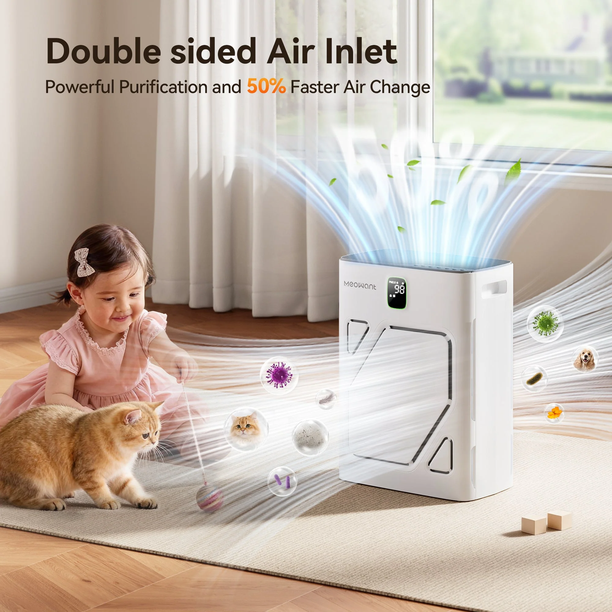 Meowant Pet Air Purifier - MW-PA16 - Image 3