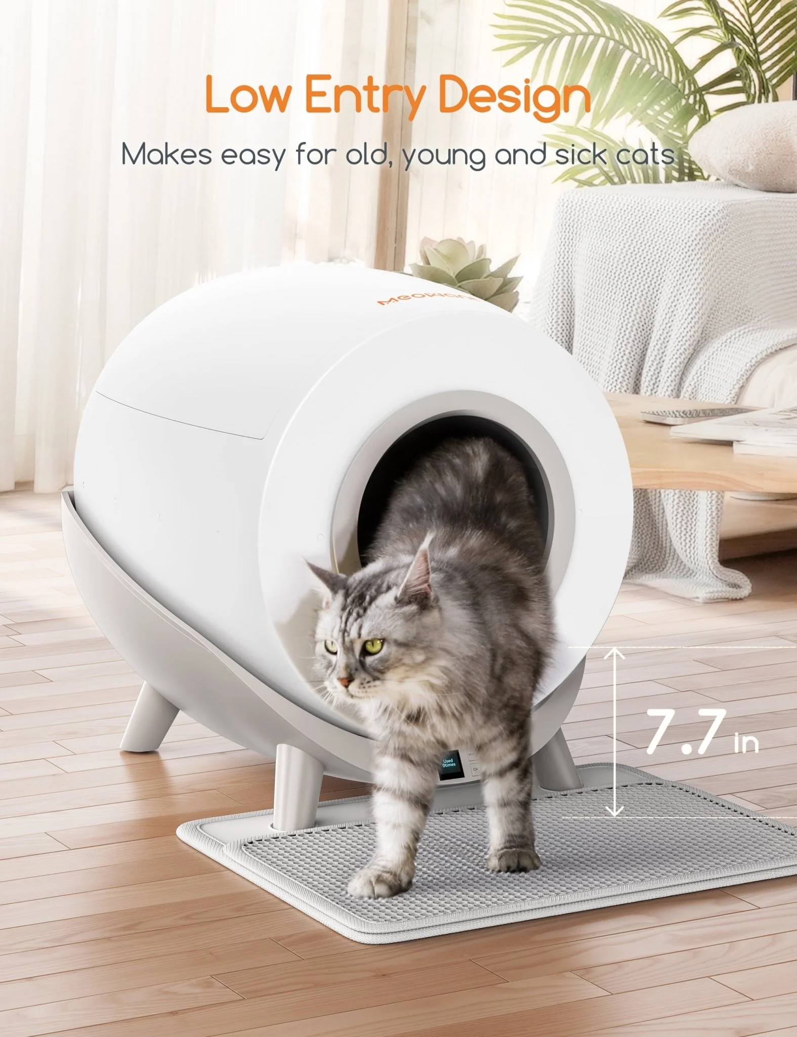 Meowant Self-Cleaning Cat Litter Box - MW-LB01 - Image 8