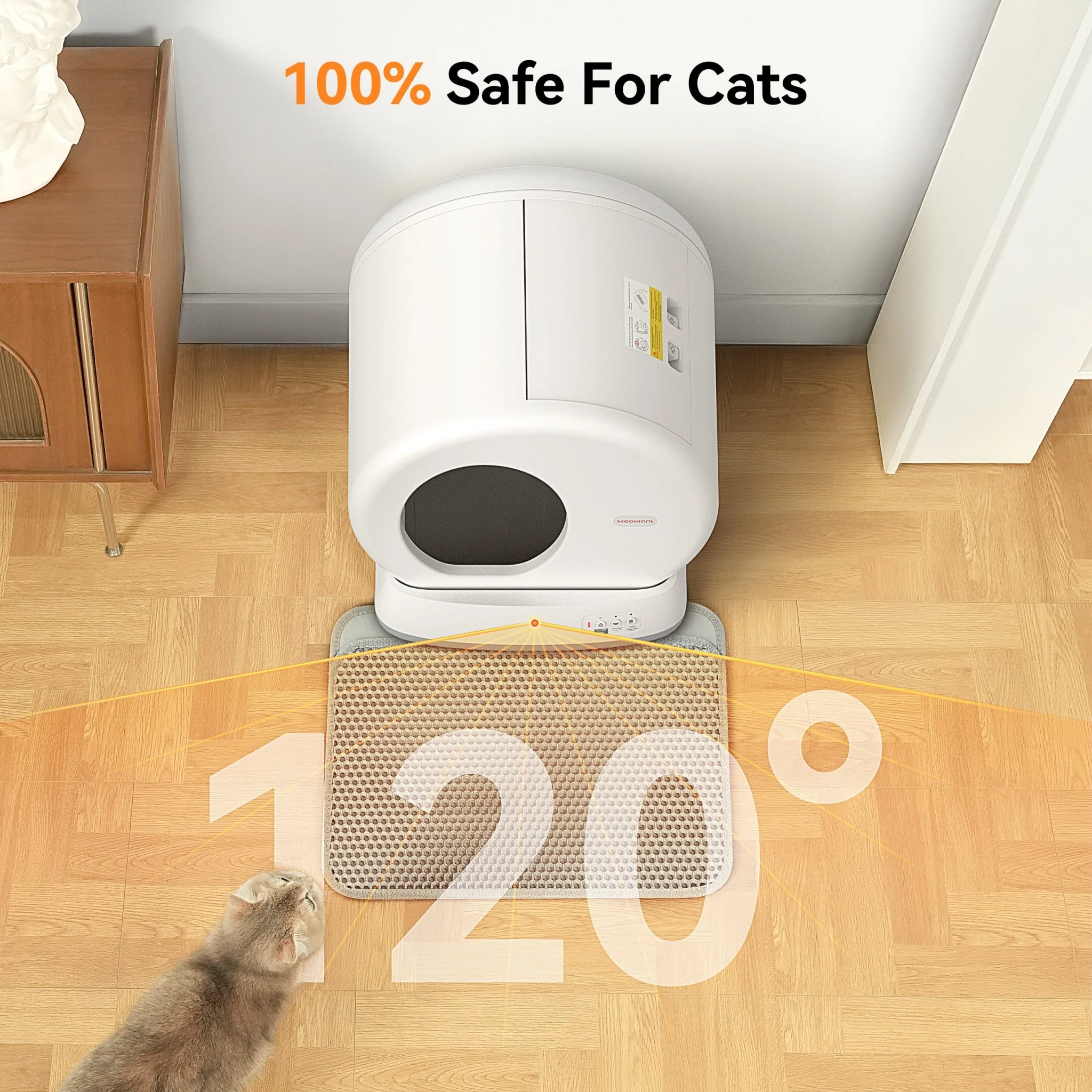 Meowant Self Cleaning Litter Box - SC01 Double Set - Image 6