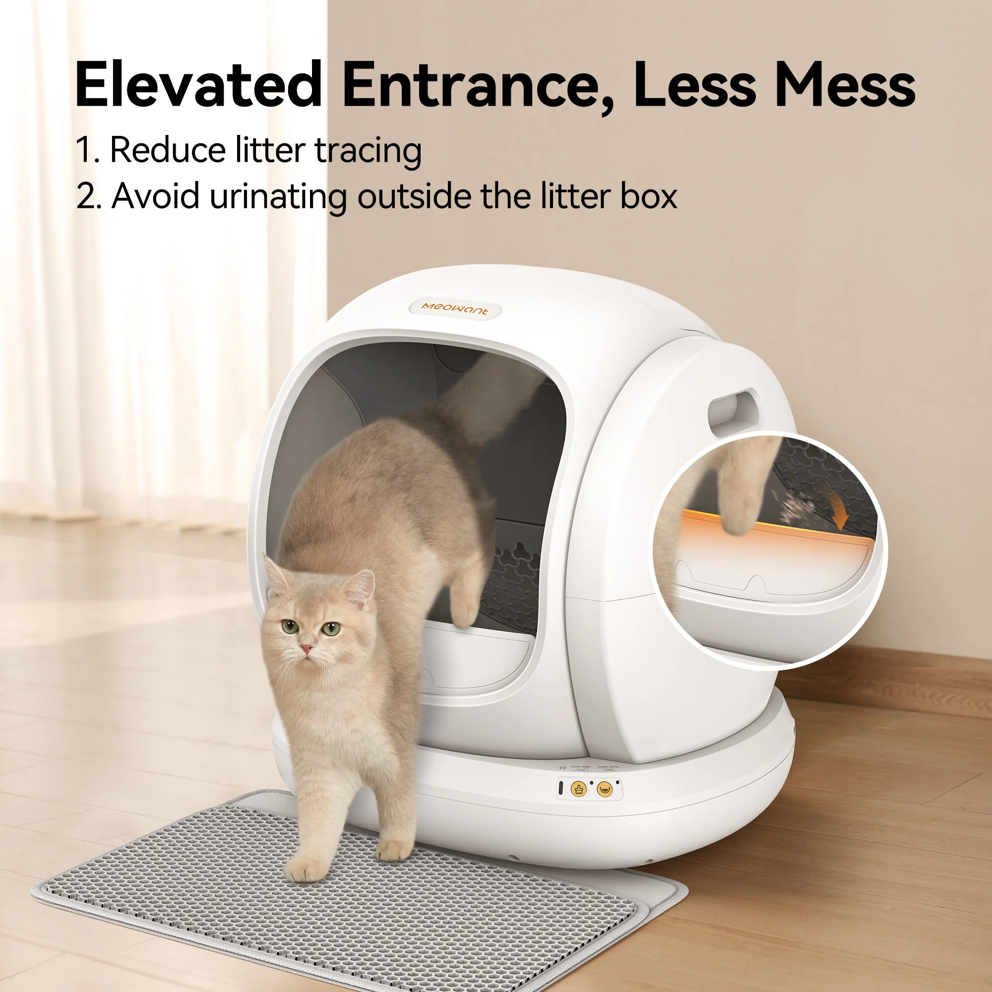 Meowant Self-Cleaning Cat Litter Box - MW-SC02 - Image 8