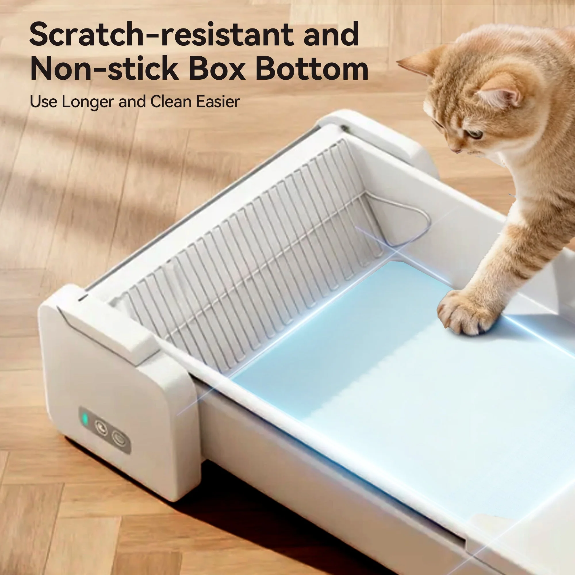 Meowant Open Top Self-Cleaning Cat Litter Box – SC03 - Image 6