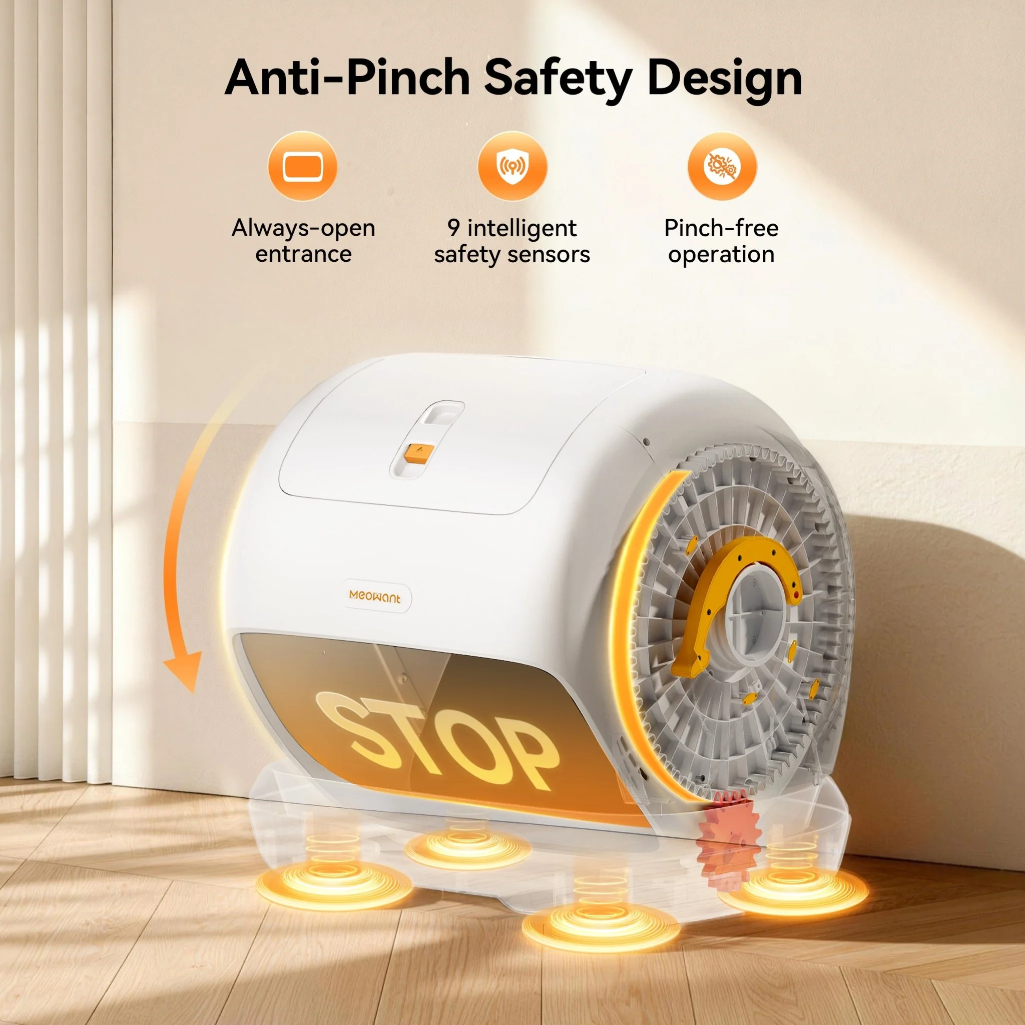 Meowant Self-Cleaning Cat Litter Box – MW-SC09 (Pre-Order · Ships in 1–2 Months) - Image 3